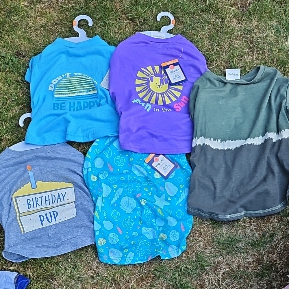 Top Paw Blue and Purple Dog Apparel